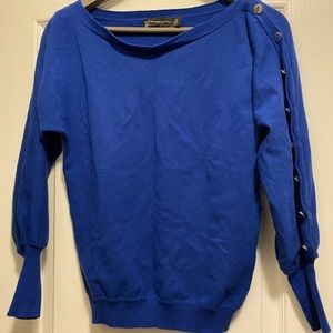 New York & Co blue sweater Xs